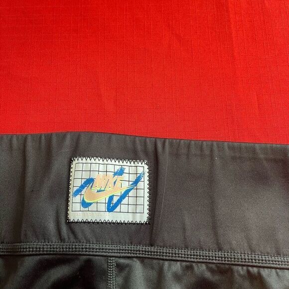 Nike Black Green White Color block Retro Y2K Track Pants Size XL - Picture 9 of 11